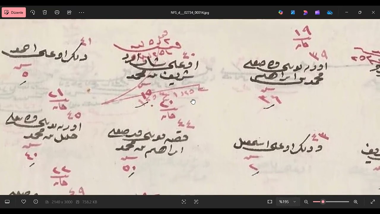 Erzurum Dinarkom (Muratgeldi) Köyü 1835 (1231) Yılı Nüfus Defteri