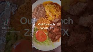 Out for lunch @Augie's in Zapata TX