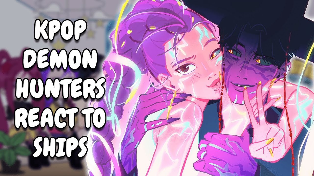 Реакция охотников на демонов KPop на шиппинг || Реакция Gacha