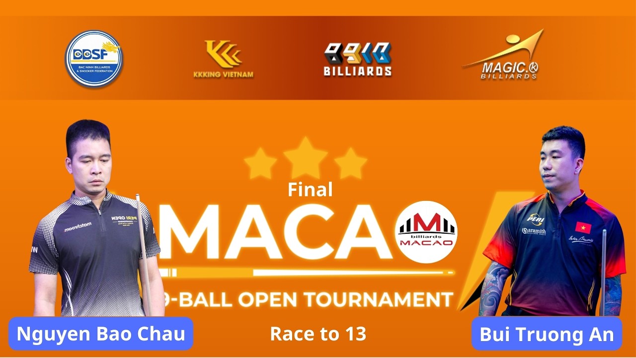 Chung kết: Châu Chấu vs An Nhiệt | Race 13 | Macao 9-Ball Open