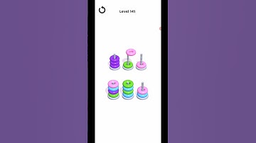 Hoop Stack Level 141 WalkThrough Solution Gameplay