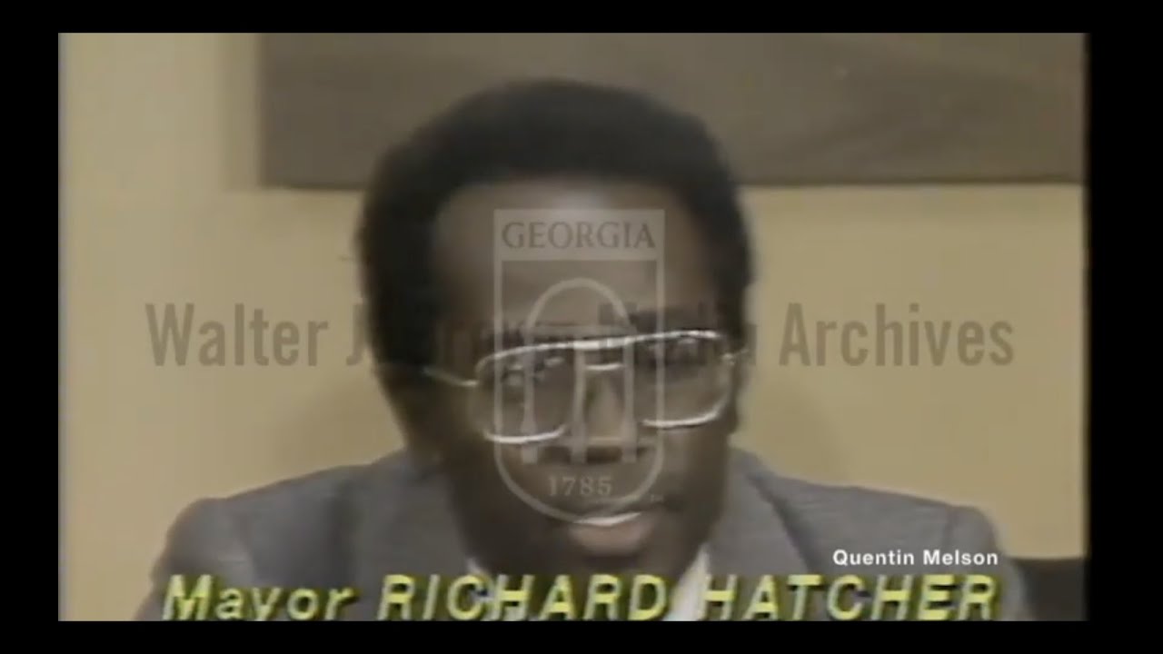 Gary, Indiana Mayor Richard Hatcher and the National Urban Coalition