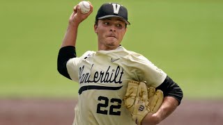 Jack Leiter Vanderbilt Highlights | Texas Rangers 1st Round Pick | 2021 College Baseball Highlights