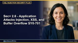 Celebrity Sec+ 2.6 - Application Attacks Injection, XSS, and Buffer Overflow SY0-701 Profile