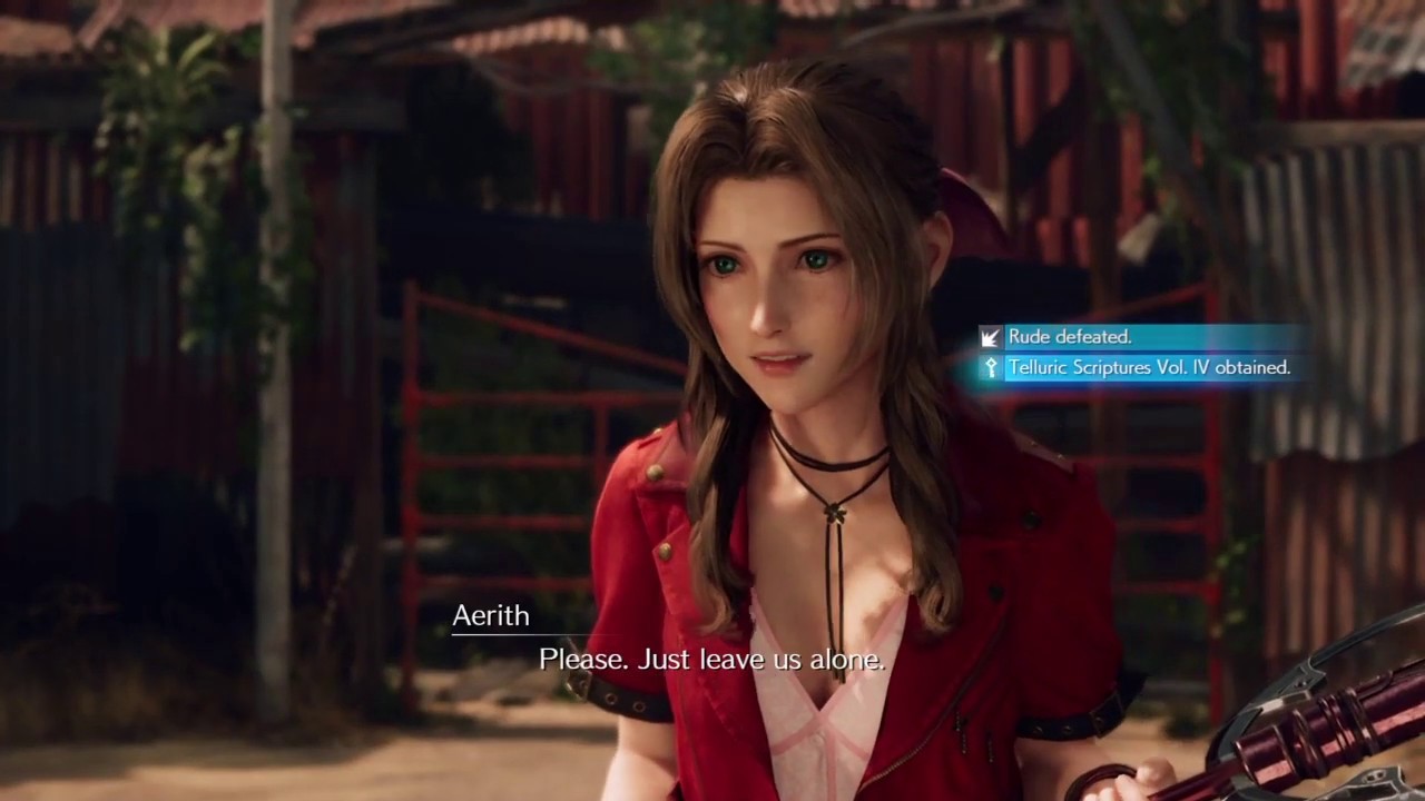 Final Fantasy 7 Aerith solo vs Rude (toad Cloud) | Chapter 8 Boss Fight