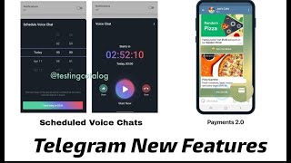 Telegram New Features Payments 2.0 and Scheduled Voice Chats | Telegram New Update | Telegram