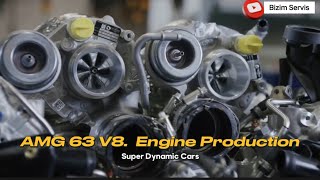 AMG 63 V8.  Engine Production //Super Dynamic Cars// Full HD