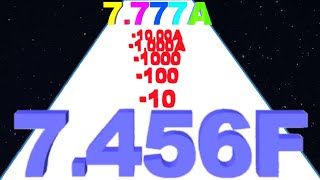 NUMBER MERGE RUN  Number Master 3D LevelUp Reach 7.456f (Infinity; Ads Clicker)