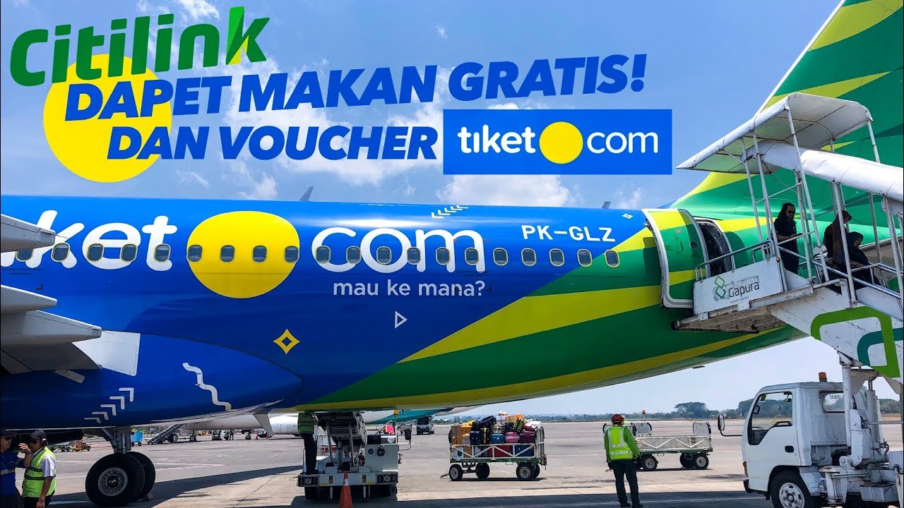 Special! CITILINK x Tiket.com QG122 Jakarta - Solo | Gratis Makan, Voucher + Boarding Pass Baru!