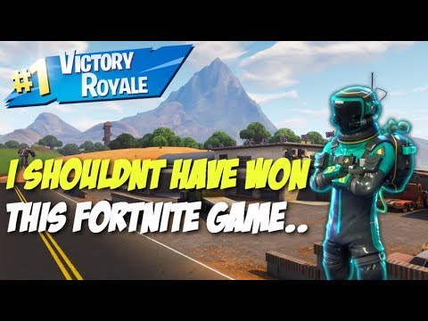 I should not have won this Fortnite game.. - YouTube
