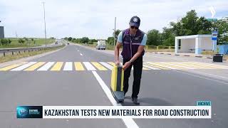 Kazakistanda Yol Inşaatı Için 79 Yeni Malzeme Test Edilecek