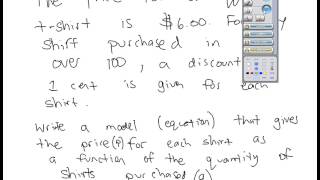 MAT121: Models and Function Notation (Part 2 of 4)