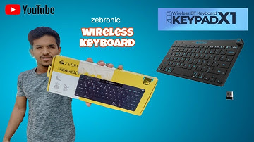 ZEBRONIC KEYPAD X1 Keyboard review// Best wireless keyboard