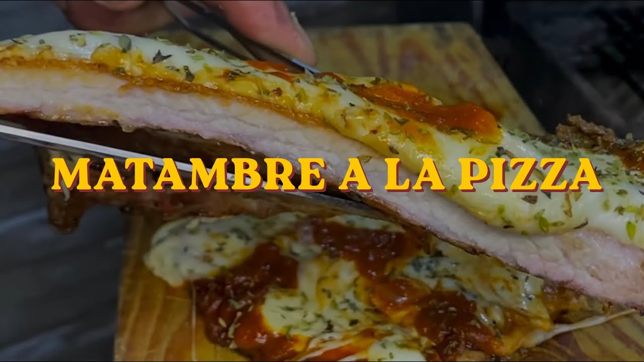 Matambre de cerdo a la pizza