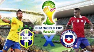 Brasil vs Chile Mundial Brasil 2014 Partido Completo HD