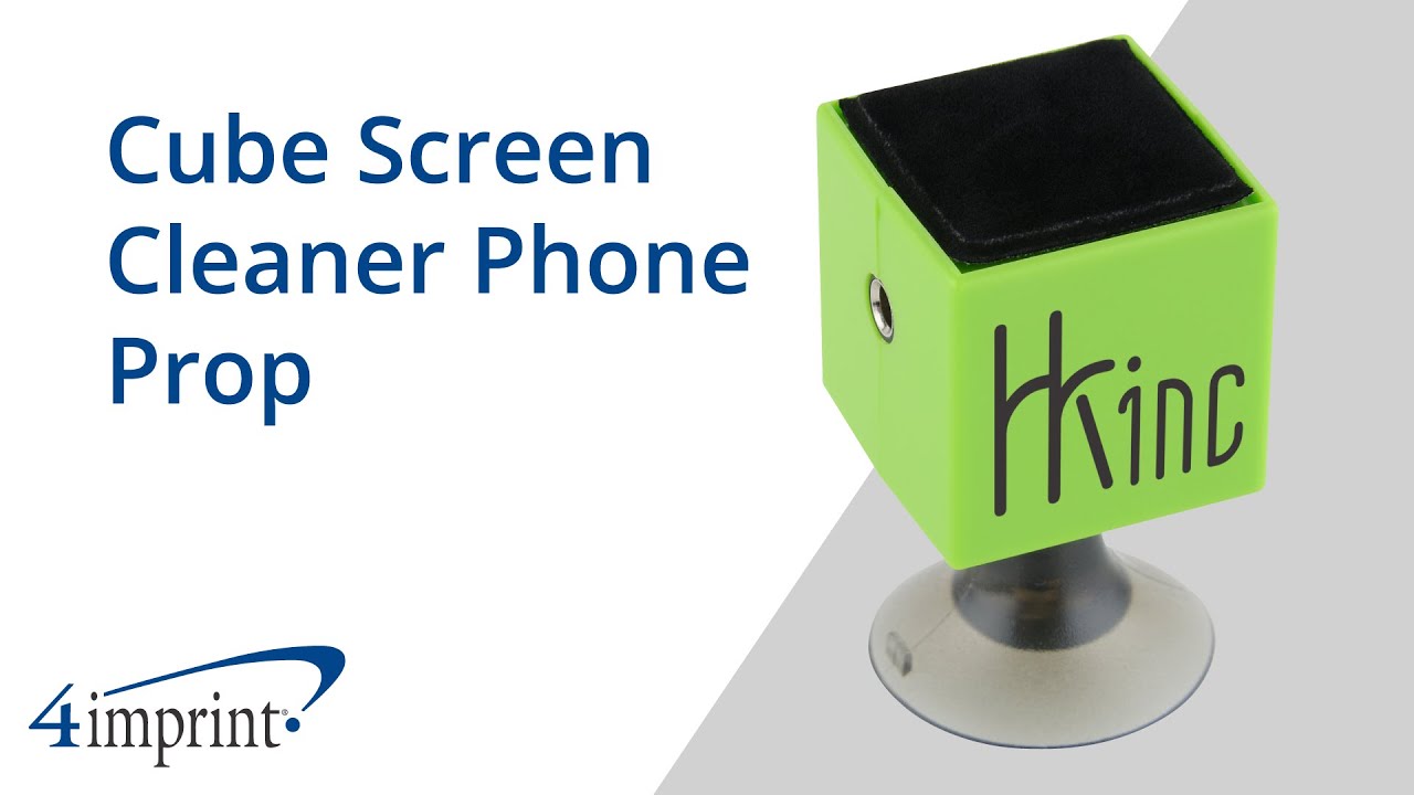 Custom Cube Screen-Cleaner Phone Prop – Promotional Tech Accessories by 4imprint