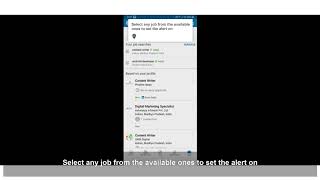 How to set Job Alerts on LinkedIn App How to set Job Alerts on LinkedIn App