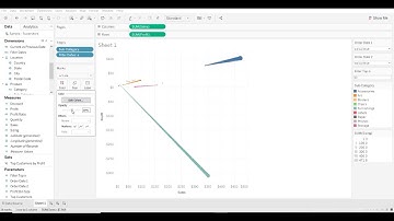Comet Chart using Tableau | Easy way to create a beautiful visualization