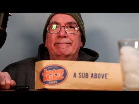ASMR Eating Jersey Mike's Giant  Italian Sub