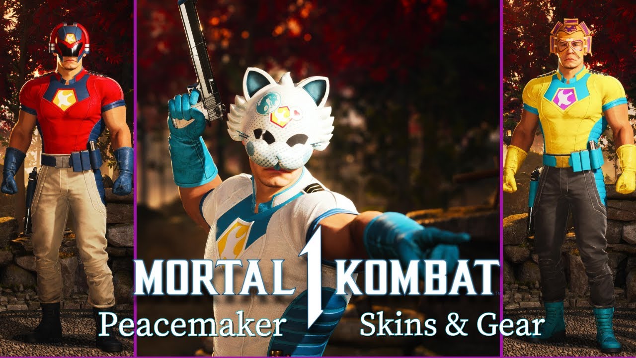 Mortal Kombat 1 All Peacemaker Skins & Gear | 4K[60FPS] - YouTube