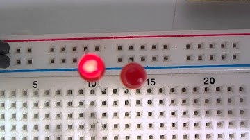 Светодиоды, подключенные к портам I2C расширителя портов PCF8574