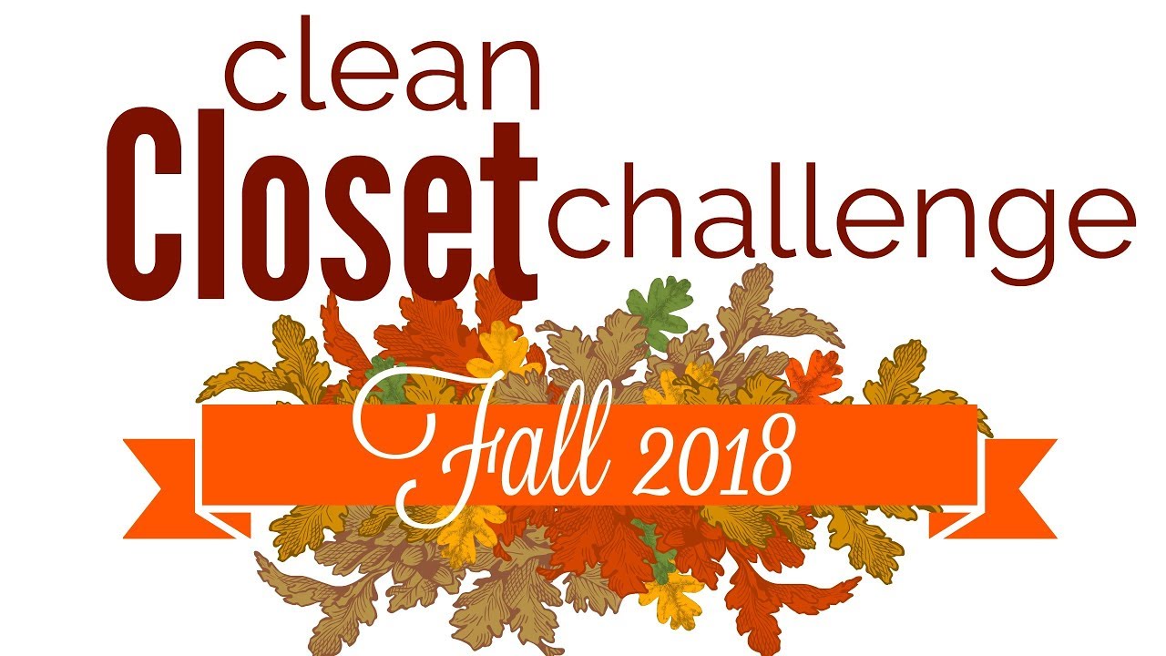 You Are Invited! | Fall 2018 Clean Closet Challenge Invitation