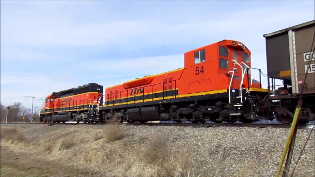 BNSF Switches Gates Corp. Spur in Galesburg, IL Feb. 11, 2020 YouTube