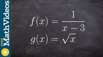 Find the Domain in Interval Notation from Composing a Rational and Radical Function