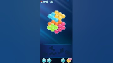 BLOCK! Hexa Puzzle! Rookie Level 81 (Rotate) - Lösung Solution Walkthrough