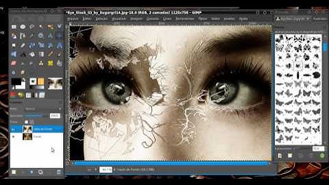 The Red Dead eye using the Gimp + G