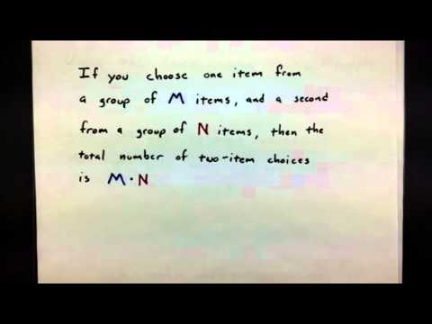 Probability - using the fundamental counting principle - YouTube