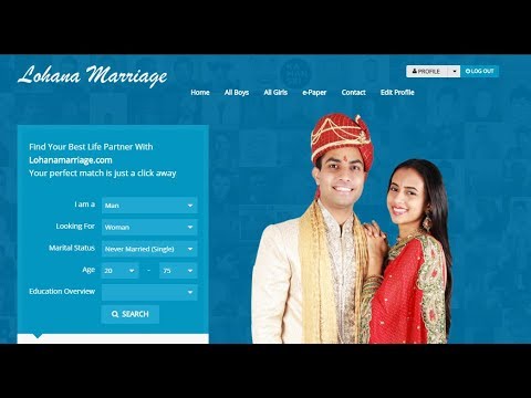 Lohana Marriage - Edit Profile - User Guide - www.lohanamarriage.com