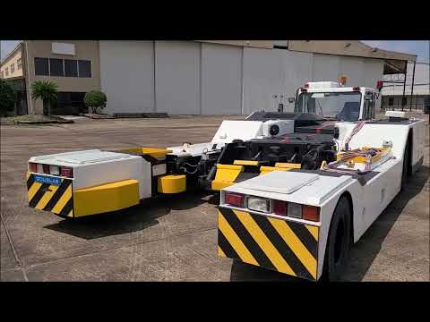 Douglas Towbarless Aircraft Pushback Tractor TBL280 - Operational Video