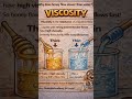 Viscosity Explained | Why Honey Flows Slower Than Water 🍯💧