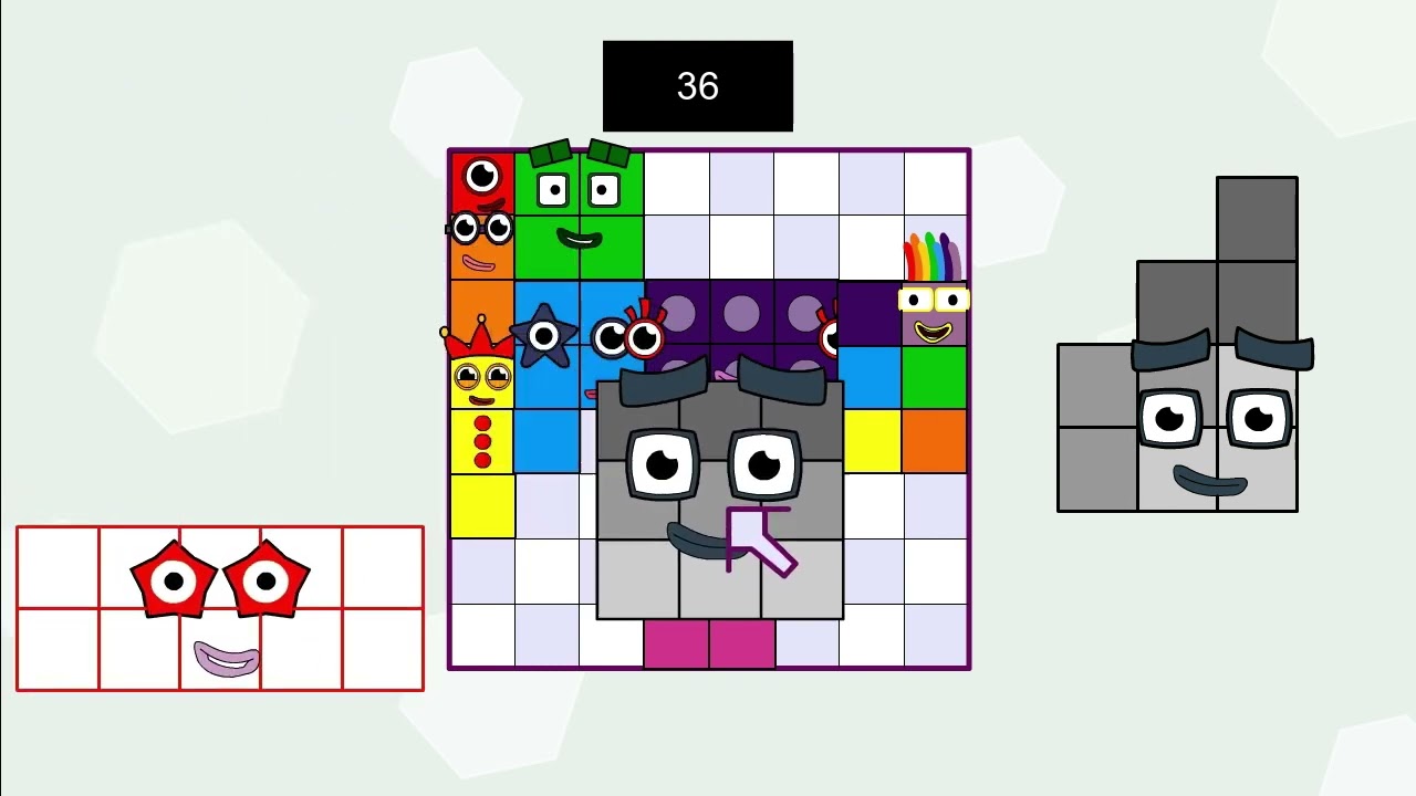 Numberblocks 64 Figured Out Numberblocks Puzzle Story Youtube