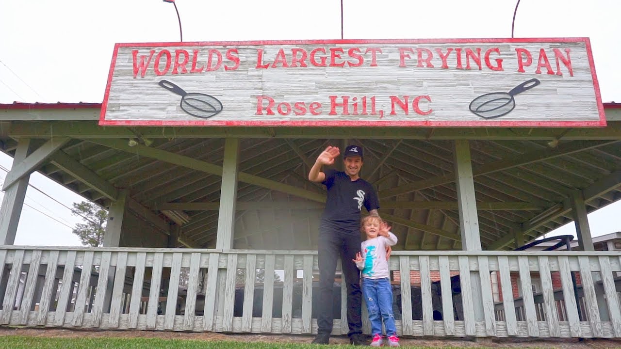 Worlds Largest Frying Pan Rose Hill, NC Main Street Citizens YouTube