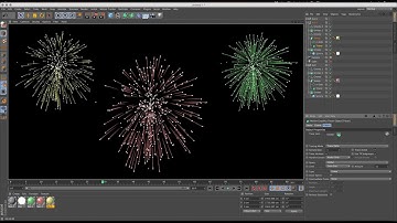 Firework making in Cinema 4D R16 Tutorial Reloaded