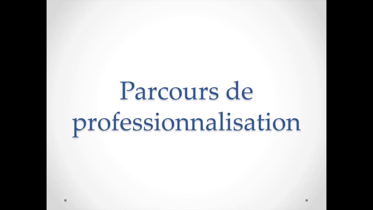 Vidéo oral E6 BTS CG : 2 ème  partie sur le parcours de professionalisation
