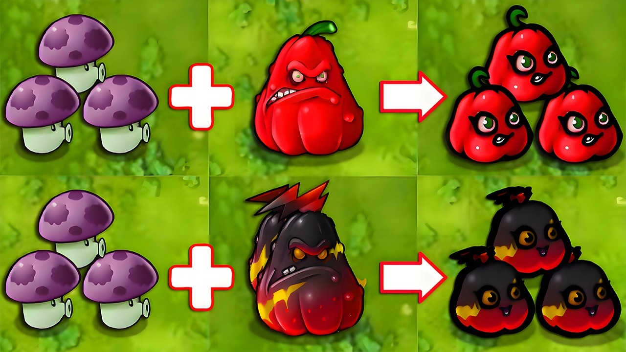 PVZ Fusion 3.5 New Plants & All Squash Plants Fusion Showcase! - YouTube