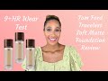 Tom Ford Traceless Soft Matte Foundation Review | 9+HR Wear Test | Shade 7.7 Honey