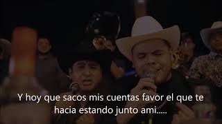 No Estoy Perdiendo Nada (Grupo Firme & Enigma Norteño) (letra)