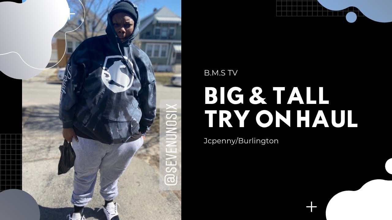 Big and tall try on haul Jcpenny/ Burlington