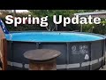 Spring above ground pool heater update, offset smoker mods and RV life