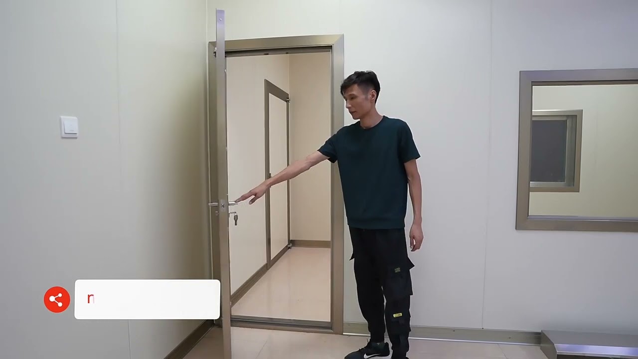 lead door for radiation shielding