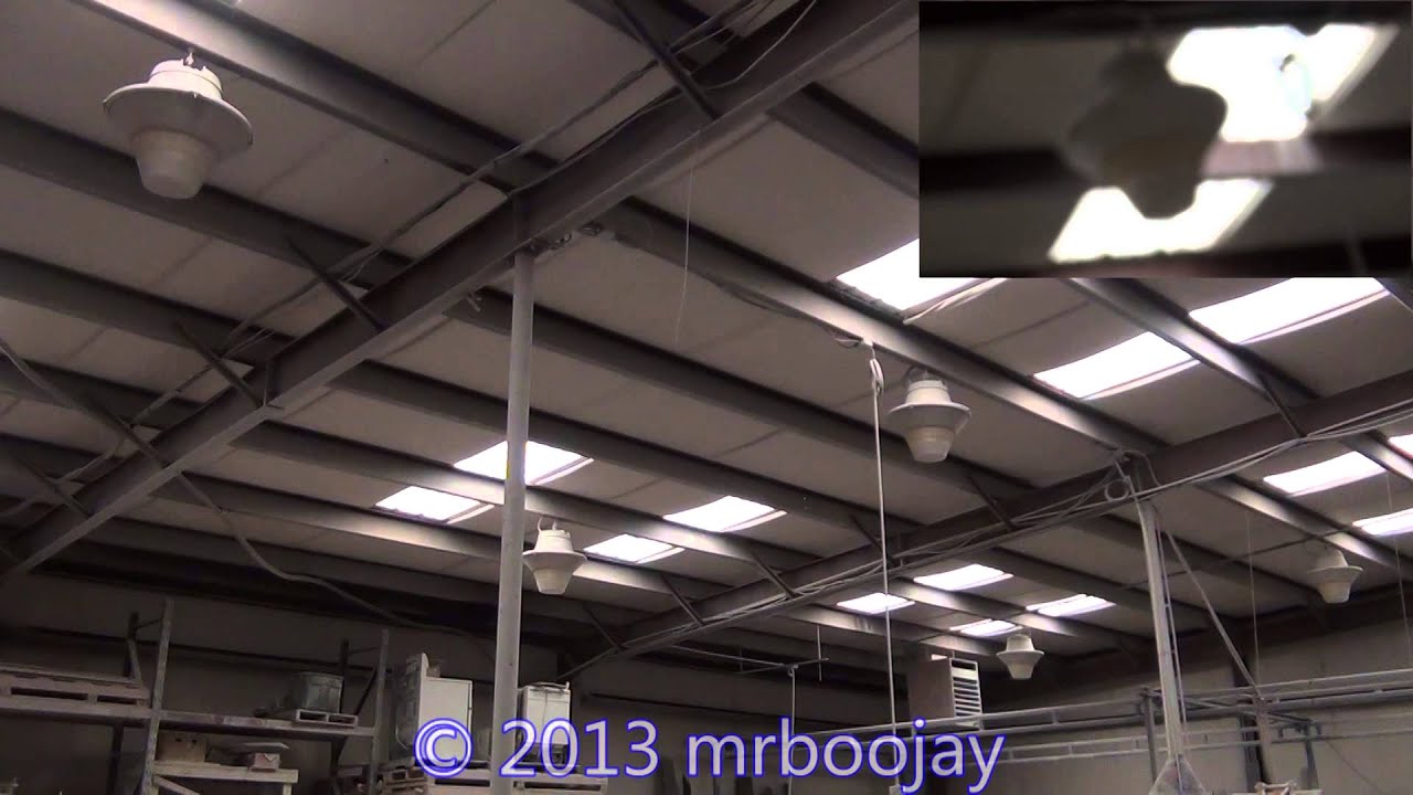 Metal Halide Startup, Run and Switchoff - HD