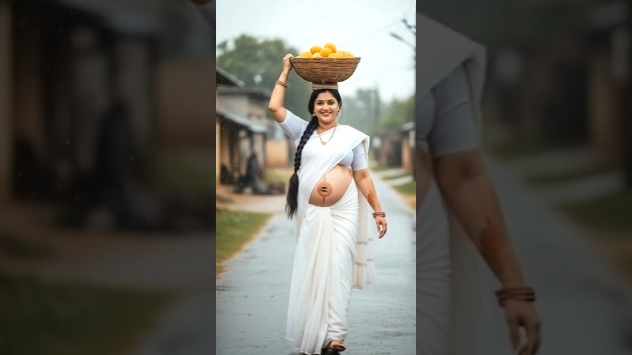 AI Indian Pregnant Woman Slips on Mud | Emotional Rescue Story 💔🇮🇳