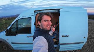 I Tried Camping in a £1000 Ford Transit in the Middle of Nowhere