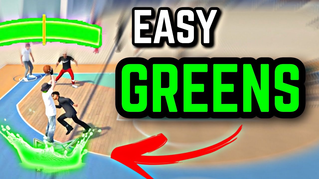 EASY GREENS with the NEW BEST JUMPSHOT on NBA 2K22 CURRENT GEN