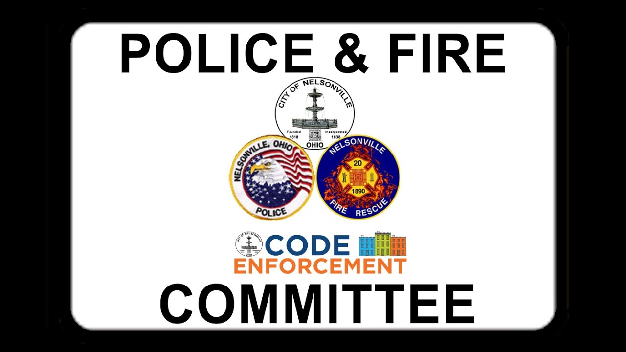Nelsonville Police & Fire Committee Meeting 05082023 YouTube
