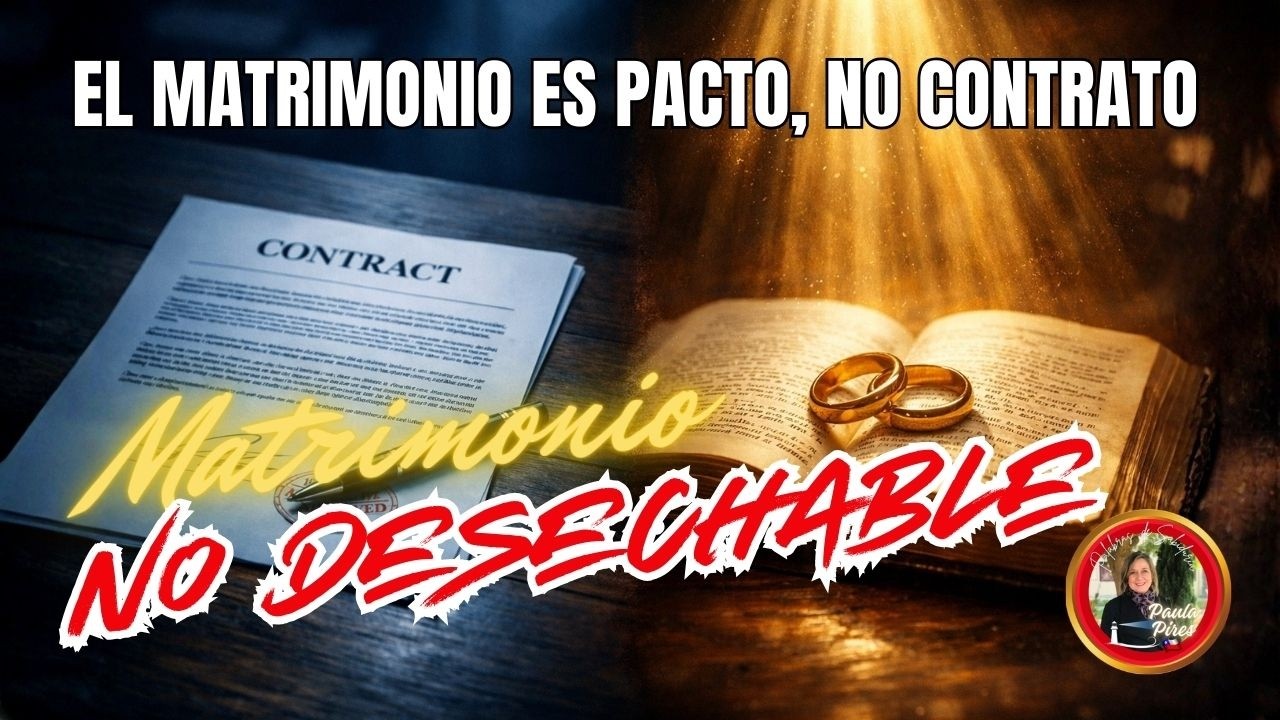 💍El matrimonio es Pacto, No contrato - MATRIMONIO ⛔NO DESECHABLE - Paula Pires